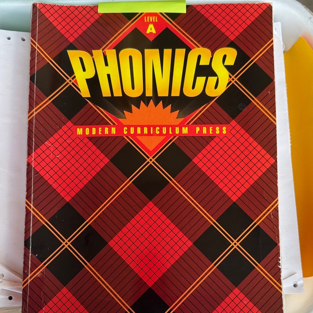 Modern Curriculum Press Phonics Level A Reproducible Activity Book